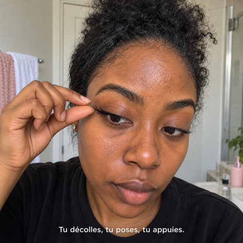 Faux cils précollés