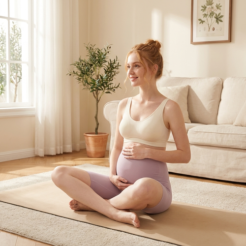 Le Legging Shorty de Grossesse anti-douleur | Confort immédiat