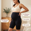 Le Legging Shorty de Grossesse anti-douleur | Confort immédiat